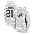 Broks D.Lions #21 Roger McCreary Player Arctic Camo Salute to Service Hoodies Limited Game Stitched Jerseys