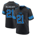 Broks D.Lions #21 Roger McCreary Player Black Alternate Home Game Stitched Jerseys