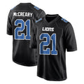 Broks D.Lions #21 Roger McCreary Player Black Fashion Home Game Stitched Jerseys