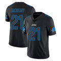 Broks D.Lions #21 Roger McCreary Player Black Impact Limited Home Game Stitched Jerseys