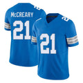 Broks D.Lions #21 Roger McCreary Player Blue Limited Vapor F.U.S.E. Alternate Home Game Stitched Jerseys