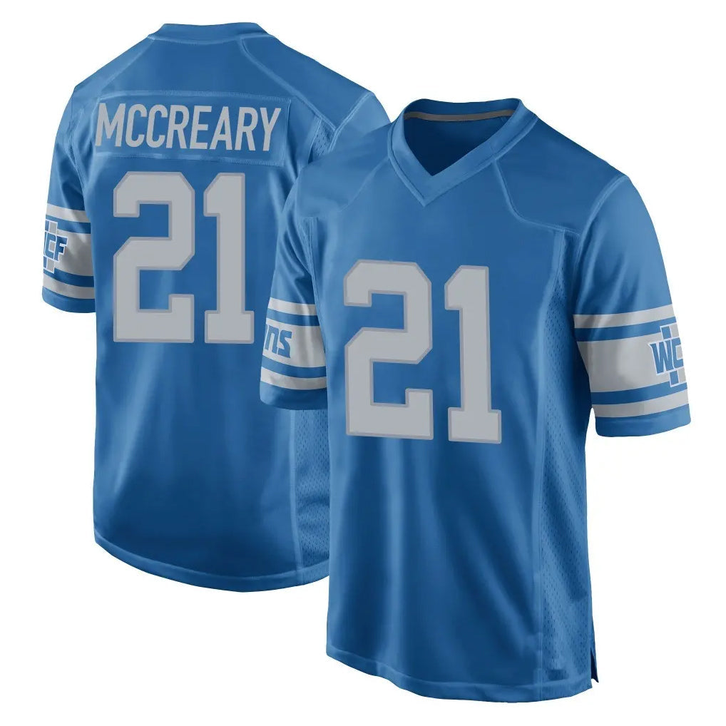 Broks D.Lions #21 Roger McCreary Player Blue Vapor Untouchable Throwback Game Stitched Jerseys
