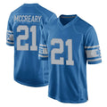 Broks D.Lions #21 Roger McCreary Player Blue Vapor Untouchable Throwback Game Stitched Jerseys