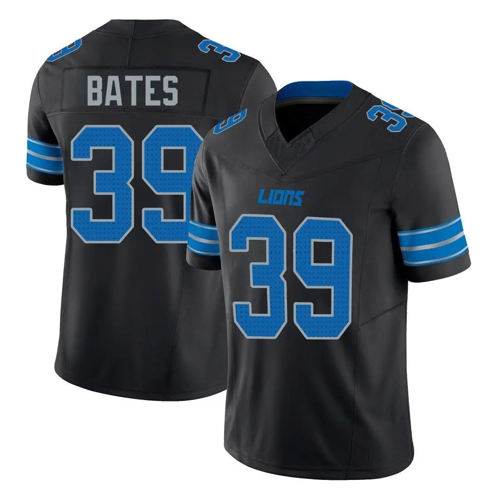 Broks D.Lions #39 Jake Bates Player Black Alternate Vapor F.U.S.E. Limited Home Game Stitched Jerseys