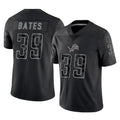 Broks D.Lions #39 Jake Bates Player Black Reflective Limited Home Game Stitched Jerseys