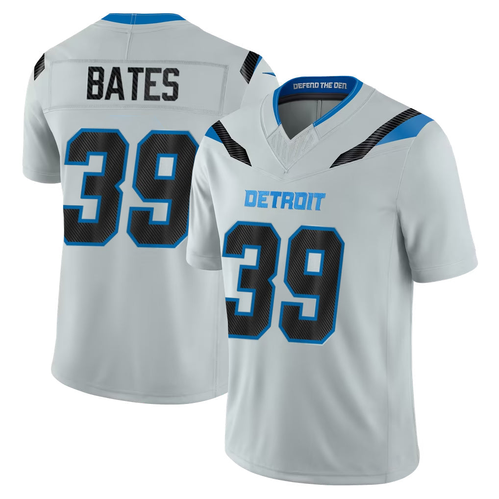 Broks D.Lions #39 Jake Bates Player Silver Limited 2026 Rivalries Collection Home Game Stitched Jerseys