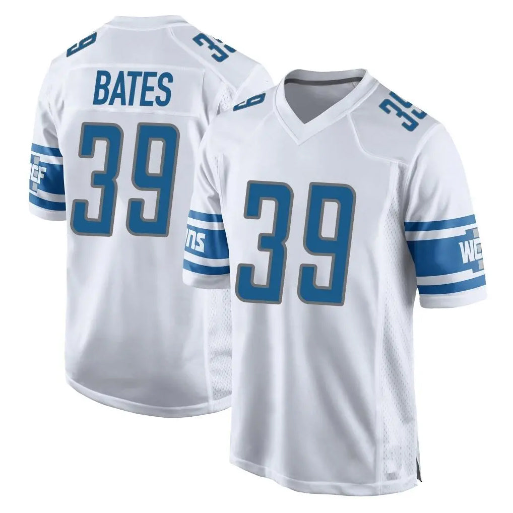 Broks D.Lions #39 Jake Bates Player White Home Game Stitched Jerseys