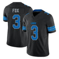Broks D.Lions #3 Jack Fox Player Black Alternate Vapor F.U.S.E. Limited Home Game Stitched Jerseys