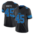 Broks D.Lions #45 Devin White Player Black Alternate Vapor F.U.S.E. Limited Home Game Stitched Jerseys