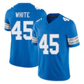 Broks D.Lions #45 Devin White Player Blue Limited Vapor F.U.S.E. Alternate Home Game Stitched Jerseys