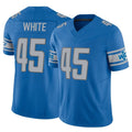 Broks D.Lions #45 Devin White Player Blue Vapor F.U.S.E. Limited Home Game Stitched Jerseys