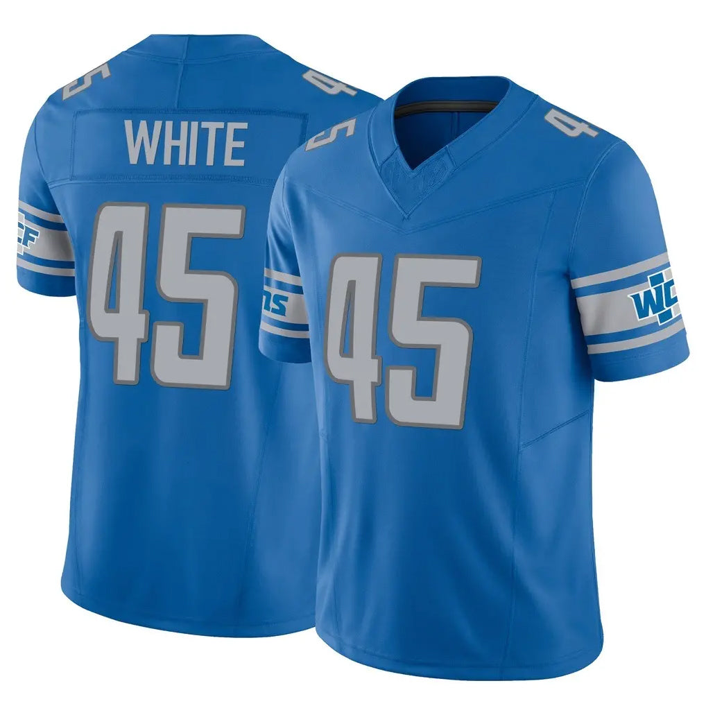 Broks D.Lions #45 Devin White Player Blue Vapor F.U.S.E. Limited Home Game Stitched Jerseys