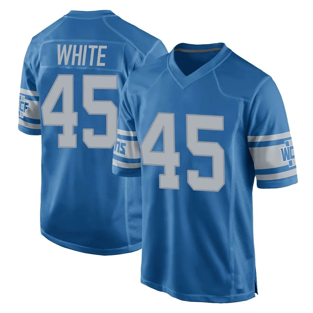 Broks D.Lions #45 Devin White Player Blue Vapor Untouchable Throwback Game Stitched Jerseys