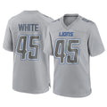 Broks D.Lions #45 Devin White Player Gray Atmosphere Fashion Home Game Stitched Jerseys