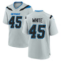 Broks D.Lions #45 Devin White Player Silver 2026 Rivalries Collection Home Game Stitched Jerseys