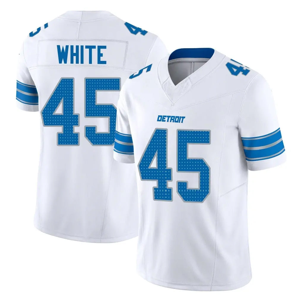 Broks D.Lions #45 Devin White Player White Limited Vapor F.U.S.E. Alternate Home Game Stitched Jerseys