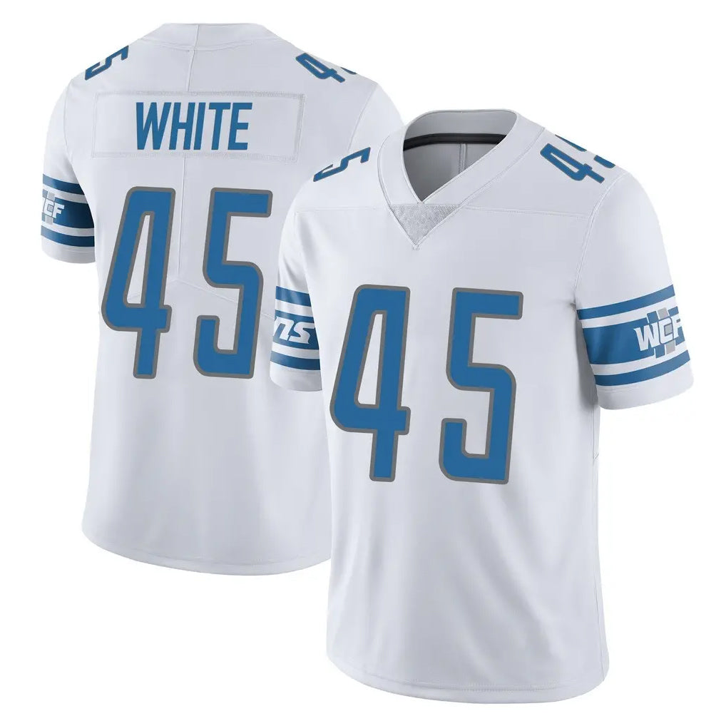 Broks D.Lions #45 Devin White Player White Limited Vapor Untouchable Home Game Stitched Jerseys
