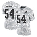 Broks D.Lions #54 Alim McNeill Player Arctic Camo Salute To Service Limited Stitched Jerseys