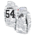 Broks D.Lions #54 Alim McNeill Player Arctic Camo Salute to Service Hoodies Limited Game Stitched Jerseys