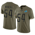 Broks D.Lions #54 Alim McNeill Player Olive Salute To Service Limited Stitched Jerseys