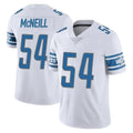 Broks D.Lions #54 Alim McNeill Player White Limited Vapor Untouchable Home Game Stitched Jerseys