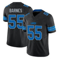Broks D.Lions #55 Derrick Barnes Player Black Alternate Vapor F.U.S.E. Limited Home Game Stitched Jerseys