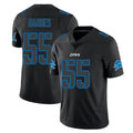 Broks D.Lions #55 Derrick Barnes Player Black Impact Limited Home Game Stitched Jerseys