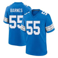 Broks D.Lions #55 Derrick Barnes Player Blue Alternate Home Game Stitched Jerseys