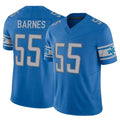 Broks D.Lions #55 Derrick Barnes Player Blue Vapor F.U.S.E. Limited Home Game Stitched Jerseys