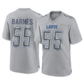 Broks D.Lions #55 Derrick Barnes Player Gray Atmosphere Fashion Home Game Stitched Jerseys
