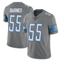 Broks D.Lions #55 Derrick Barnes Player Gray Vapor Untouchable Limited Home Game Stitched Jerseys