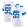Broks D.Lions #55 Derrick Barnes Player White Alternate Home Game Stitched Jerseys