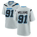 Broks D.Lions #91 Tyleik Williams Player Silver 2026 Rivalries Collection Home Game Stitched Jerseys