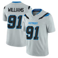 Broks D.Lions #91 Tyleik Williams Player Silver Limited 2026 Rivalries Collection Home Game Stitched Jerseys