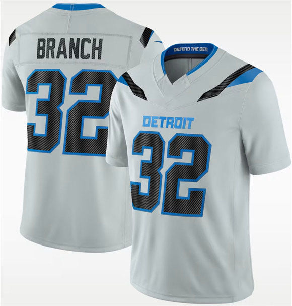 Broks D.Lions #32 Brian Branch Silver 2026 F.U.S.E. Rivalries Collection Limited Football Stitched Jersey
