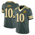 Broks GB.Packers #10 Jordan Love Player Green Limited 2026 Rivalries Collection Home Game Stitched Jerseys