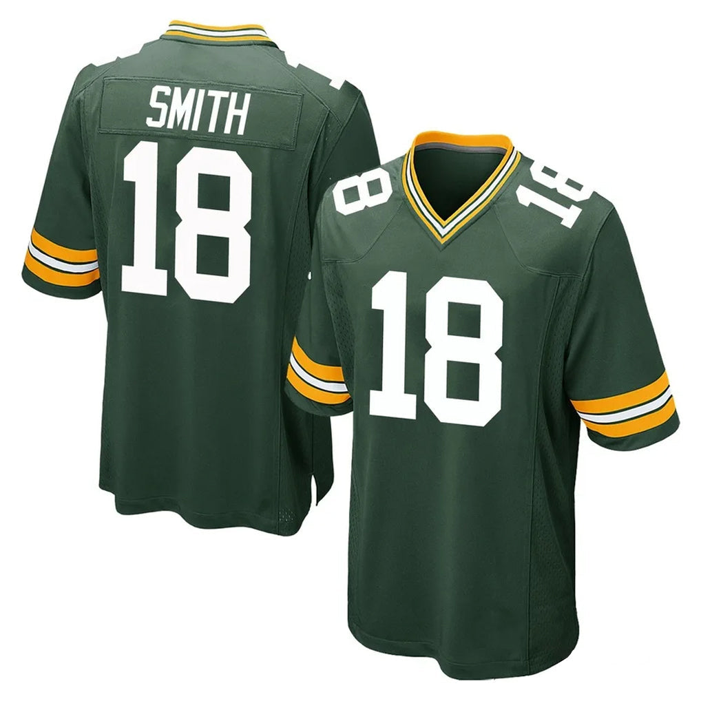 Broks GB.Packers #18 Jonnu Smith Player Green Home Game Stitched Jerseys