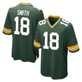 Broks GB.Packers #18 Jonnu Smith Player Green Home Game Stitched Jerseys