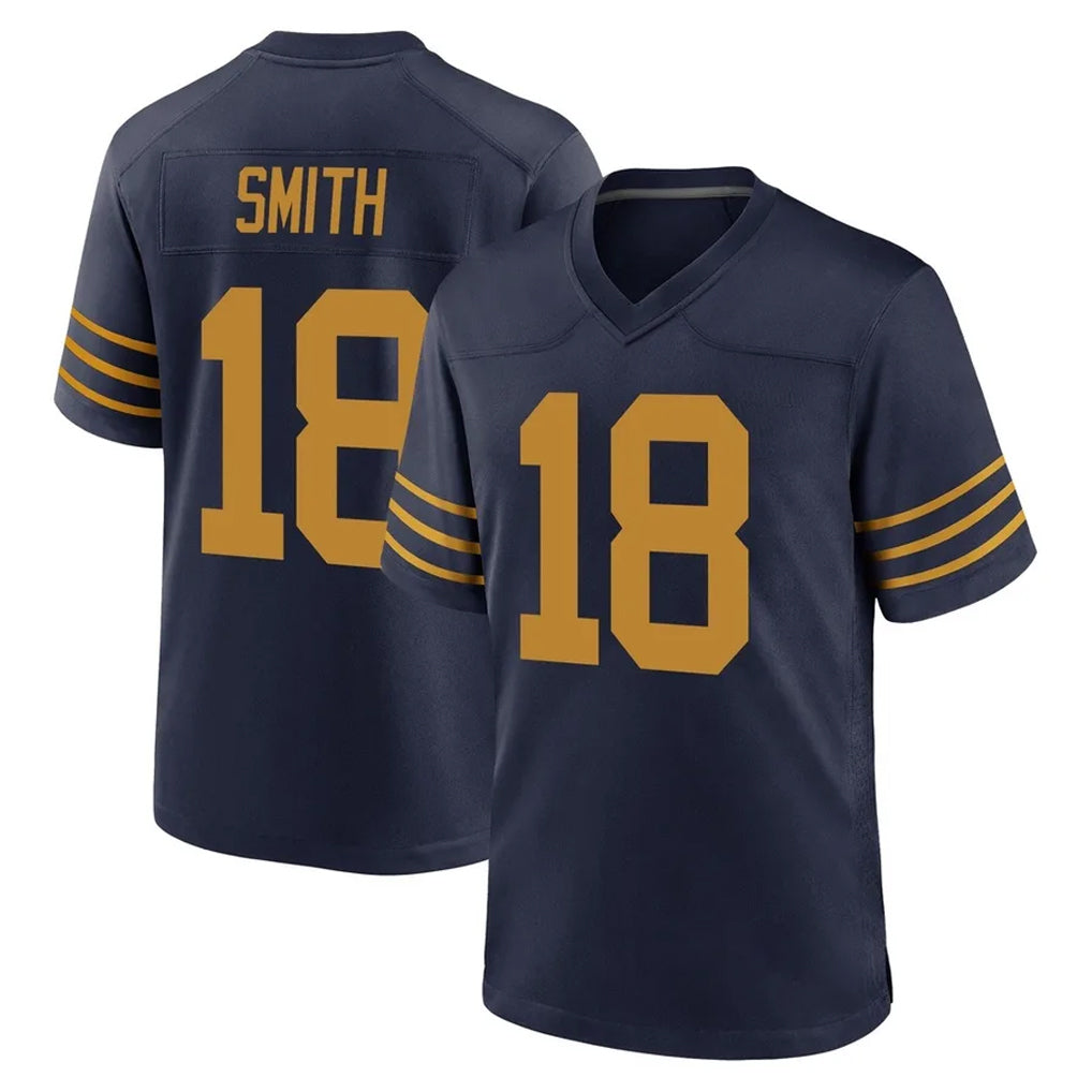 Broks GB.Packers #18 Jonnu Smith Player Navy The 1923 Classic Home Game Stitched Jerseys