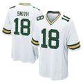 Broks GB.Packers #18 Jonnu Smith Player White Home Game Stitched Jerseys