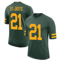 Broks GB.Packers #21 Benjamin St-Juste Player Green Alternate Vapor Home Game Stitched Jerseys