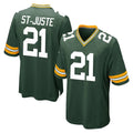 Broks GB.Packers #21 Benjamin St-Juste Player Green Home Game Stitched Jerseys