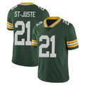 Broks GB.Packers #21 Benjamin St-Juste Player Green Vapor Untouchable Limited Home Game Stitched Jerseys