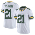 Broks GB.Packers #21 Benjamin St-Juste Player White Vapor Untouchable Limited Home Game Stitched Jerseys