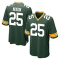 Broks GB.Packers #25 Keisean Nixon Player Green Home Game Stitched Jerseys