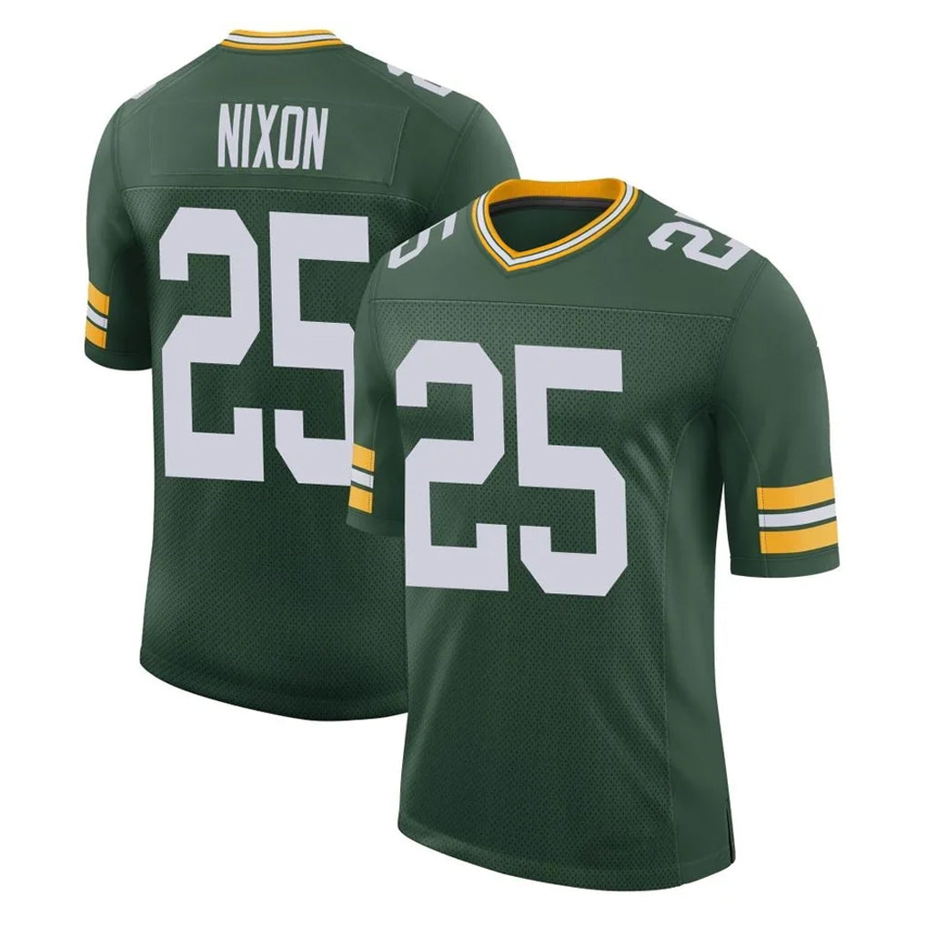 Broks GB.Packers #25 Keisean Nixon Player Green Limited Classic Home Game Stitched Jerseys