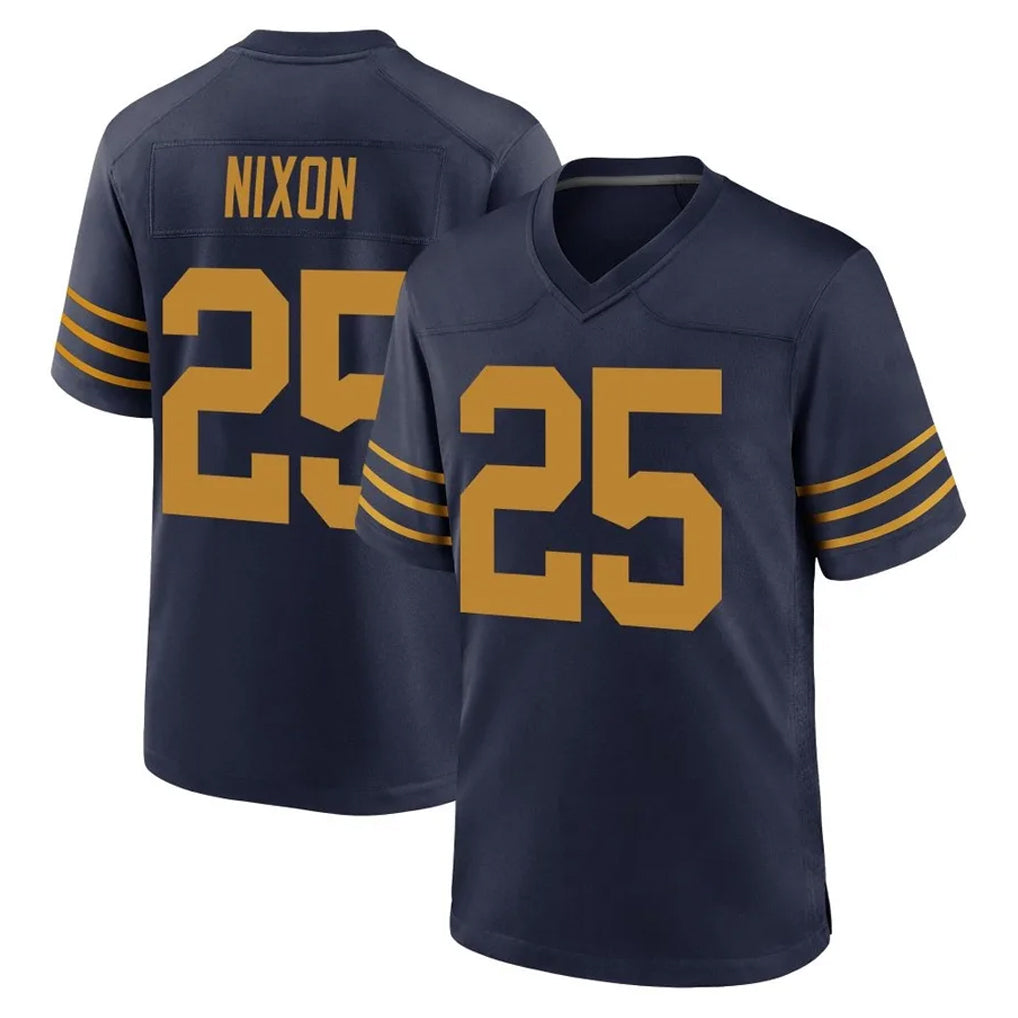 Broks GB.Packers #25 Keisean Nixon Player Navy The 1923 Classic Home Game Stitched Jerseys
