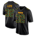 Broks GB.Packers #32 MarShawn Lloyd Player Black Fashion Home Game Stitched Jerseys