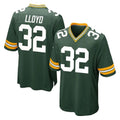 Broks GB.Packers #32 MarShawn Lloyd Player Green Home Game Stitched Jerseys