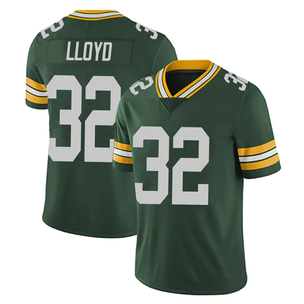Broks GB.Packers #32 MarShawn Lloyd Player Green Vapor Untouchable Limited Home Game Stitched Jerseys